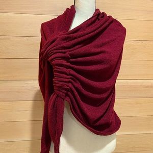 Beautiful red wrap/scarf